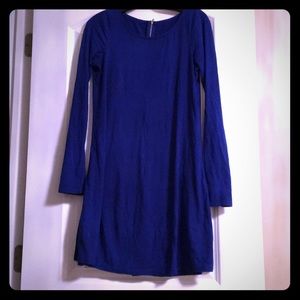 Express Royal Blue Trapeze Dress